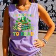 Goods Luck Read Librarian Book Patrick Days Shamrock Clover Comfort Colors Tank Top Lagoon