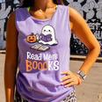 Halloween Teacher Women Cute Reading Ghost Read More Books Comfort Colors Tank Top Lagoon Halloween Teacher Women Cute Reading Ghost Read More Books Comfort Colors Tank Top Lagoon