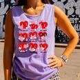 Heart Reading Books Valentine Teacher Boys Girls Book Lover Comfort Colors Tank Top Lagoon