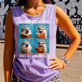 Hedgehog Love Reading And Hedgehogs Child Book Lover Comfort Colors Tank Top Lagoon