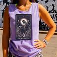 High Priestess Tarot Art Celestial Mystic Book Lover Comfort Colors Tank Top Lagoon