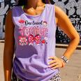 HUGvyn One Loved Teacher Valentine Book Heart Reading Bow Comfort Colors Tank Top Lagoon HUGvyn One Loved Teacher Valentine Book Heart Reading Bow Comfort Colors Tank Top Lagoon