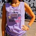 Iced Coffee & Reading Smut Books Girly Spicy Novels Comfort Colors Tank Top Lagoon