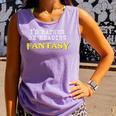 I'd Rather Be Reading Fantasy Epic Magic Book Lover Geek Comfort Colors Tank Top Lagoon