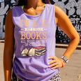 I'm A 10 But I Read Books All Night Bookworm Reader Reading Comfort Colors Tank Top Lagoon