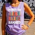 I'm With The Banned Librarian Banned Book Lover Reader Comfort Colors Tank Top Lagoon I'm With The Banned Librarian Banned Book Lover Reader Comfort Colors Tank Top Lagoon