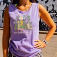 I'm Booked Tonight Floral Books Cozy Reading Graphic Comfort Colors Tank Top Lagoon