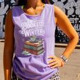 I'm Booked For The Winter Book Lover Comfort Colors Tank Top Lagoon