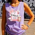 I'm A Kindle Girlie Book Lover Bookish Comfort Colors Tank Top Lagoon