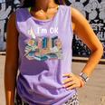 I'm OK Books Pile Books Stack Bibliophile Bookisk Comfort Colors Tank Top Lagoon I'm OK Books Pile Books Stack Bibliophile Bookisk Comfort Colors Tank Top Lagoon
