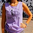 Introverted But Willing To Discuss Cats And Books Comfort Colors Tank Top Lagoon