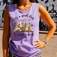 Its A Good Day To Read A Book Book Lover Bookish Women Comfort Colors Tank Top Lagoon