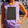 Jane Austen Pride And Prejudice Cover Mr Darcy Book Lovers Comfort Colors Tank Top Lagoon