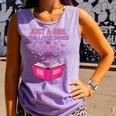 Just A Girl Who Loves Books Butterflies Reading Comfort Colors Tank Top Lagoon Just A Girl Who Loves Books Butterflies Reading Comfort Colors Tank Top Lagoon