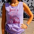 JUST A GIRL WHO LOVES BOOKS LIBRARIAN BOOK LOVERS BOOKWORM Comfort Colors Tank Top Lagoon JUST A GIRL WHO LOVES BOOKS LIBRARIAN BOOK LOVERS BOOKWORM Comfort Colors Tank Top Lagoon