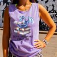 Just One More Chapter Book Dragon Reading Book Lover Bookish Comfort Colors Tank Top Lagoon