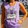 Just One More Chapter Bookish Book Reading Botanical Comfort Colors Tank Top Lagoon Just One More Chapter Bookish Book Reading Botanical Comfort Colors Tank Top Lagoon