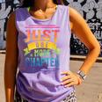 JUST ONE MORE CHAPTER Fun Reading Book Lover Comfort Colors Tank Top Lagoon JUST ONE MORE CHAPTER Fun Reading Book Lover Comfort Colors Tank Top Lagoon