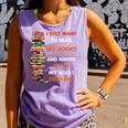 I Just Want To Read My Books Ignore All Of My Adult Problems Comfort Colors Tank Top Lagoon