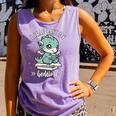 Kids I Read Past My Bedtime Cute Book Dragon Pajama Comfort Colors Tank Top Lagoon