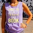 I Know All Your Secrets i Have Read Guest Book Hotel Manager Comfort Colors Tank Top Lagoon
