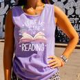 Leave Me Alone I'm Reading Book Lover Reading Lover Comfort Colors Tank Top Lagoon