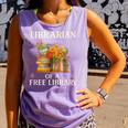 Librarian Of a Free Library Floral Book Lover Comfort Colors Tank Top Lagoon Librarian Of a Free Library Floral Book Lover Comfort Colors Tank Top Lagoon