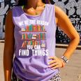 Librarian Reading Books Lover Library Comfort Colors Tank Top Lagoon