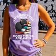Life Is Better With Books Cats & Coffee Librarian Book Lover Comfort Colors Tank Top Lagoon Life Is Better With Books Cats & Coffee Librarian Book Lover Comfort Colors Tank Top Lagoon