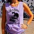 Life Is Better With Cats & Books Tuxedo Cat Mom Women Comfort Colors Tank Top Lagoon Life Is Better With Cats & Books Tuxedo Cat Mom Women Comfort Colors Tank Top Lagoon