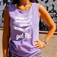 Get Lit Books Comfort Colors Tank Top Lagoon