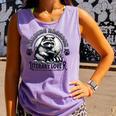 Literary Lover Reading Raccoon Books Premium Comfort Colors Tank Top Lagoon
