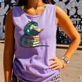 Lizard Reading Book Librarian Bookworm Reader Read Comfort Colors Tank Top Lagoon