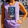 Magic Books Butterflies Fantasy Nature Tea Enchanting Comfort Colors Tank Top Lagoon