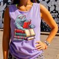 Manatee Reading Books Matching Bookworm Readers Librarian Comfort Colors Tank Top Lagoon