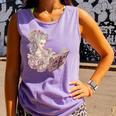 Marie Antoinette Reading A Book Comfort Colors Tank Top Lagoon