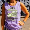 Matcha Green Tea Latte Drink Matcha Read Books Be Happy Comfort Colors Tank Top Lagoon