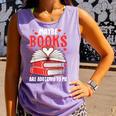 Maybe Books Are Addicted To Me Reading Present Comfort Colors Tank Top Lagoon