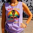Melanin Honoring Past Inspiring Pride Book Month Comfort Colors Tank Top Lagoon