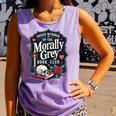 Morally Grey Merch Dark Romance Romantasy Smutty Book Lover Comfort Colors Tank Top Lagoon