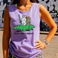 Next Stop Library Reading Book Comfort Colors Tank Top Lagoon