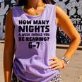 How Many Nights A Week Should You Be Reading 6-7 Book Lover Comfort Colors Tank Top Lagoon