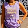 I Have No Shelf Control Book Lover Bookworms Comfort Colors Tank Top Lagoon
