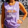 I Have No Shelf Control Book Lover Reading Bookworm Reader Comfort Colors Tank Top Lagoon