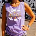 I Have No Shelf Control Witty Book Lover Artwork Comfort Colors Tank Top Lagoon