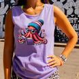 Octopus Reading Book Kraken Book Lover Comfort Colors Tank Top Lagoon Octopus Reading Book Kraken Book Lover Comfort Colors Tank Top Lagoon