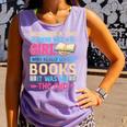 Once Upon A Time There Was A Girl Who Really Loved Books It Comfort Colors Tank Top Lagoon