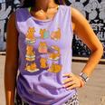 Orange Cats Reading Books Cat Lover Comfort Colors Tank Top Lagoon Orange Cats Reading Books Cat Lover Comfort Colors Tank Top Lagoon