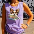 Papillon Books Reading Dog Breed Graphic For Men Women Kids Comfort Colors Tank Top Lagoon Papillon Books Reading Dog Breed Graphic For Men Women Kids Comfort Colors Tank Top Lagoon