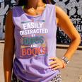 Pet Lover Joke Easily Distracted By Dogs And Books Men Comfort Colors Tank Top Lagoon Pet Lover Joke Easily Distracted By Dogs And Books Men Comfort Colors Tank Top Lagoon